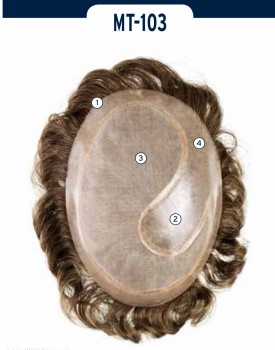 Накладка из искусственных волос на основе тончайшего монофиламента MT-103 - Интернет-магазин париков Bell-parik, Екатеринбург